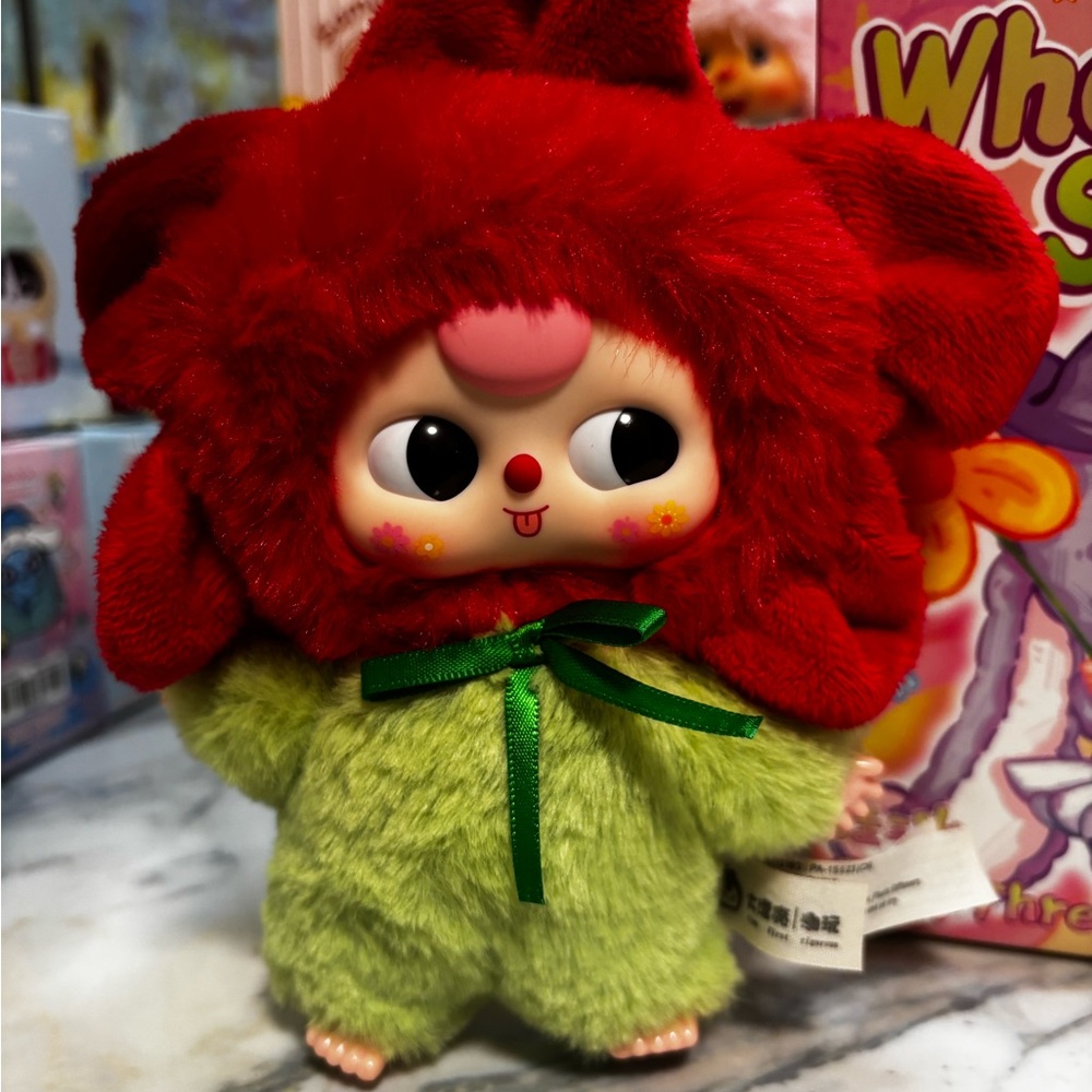 Baby Three Where’s Spring Series Blind Box “Rosy Cheeks” 🌹Confirmed 💚❤️